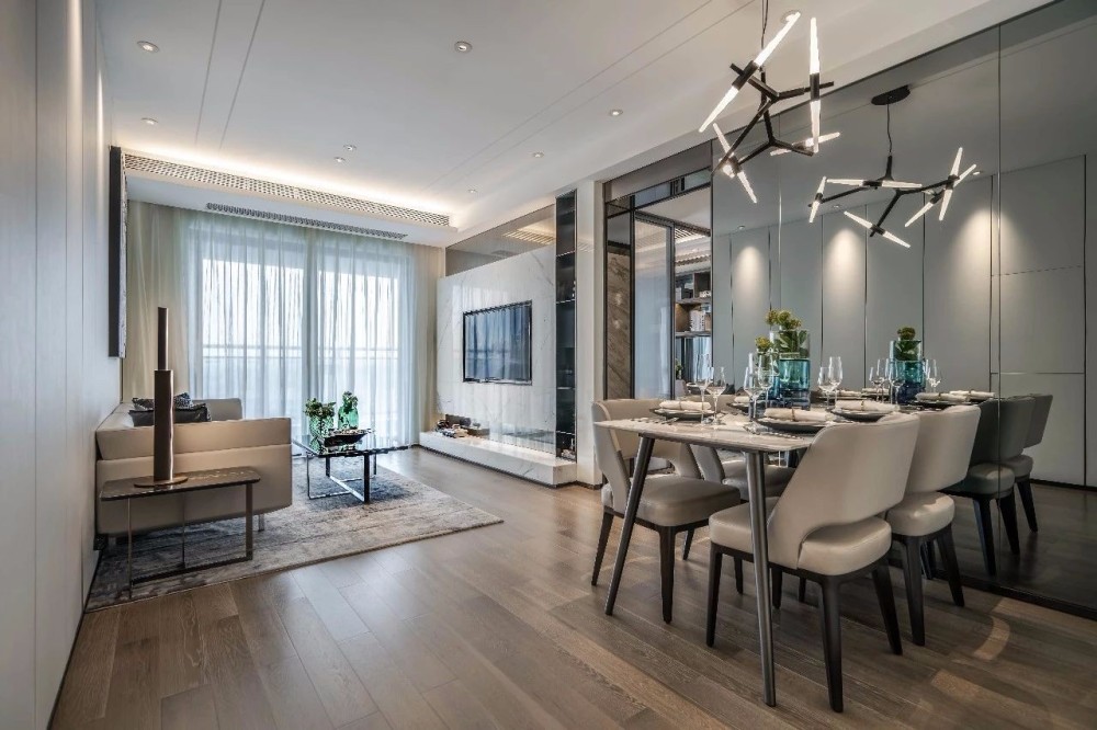 現(xiàn)代簡約風格室內設計家裝案例-餐廳