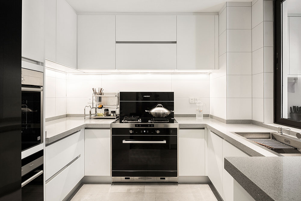 佛山裝修公司新中式風格室內裝修效果圖-廚房 佛山裝修公司新中式風格室內裝修效果圖-廚房