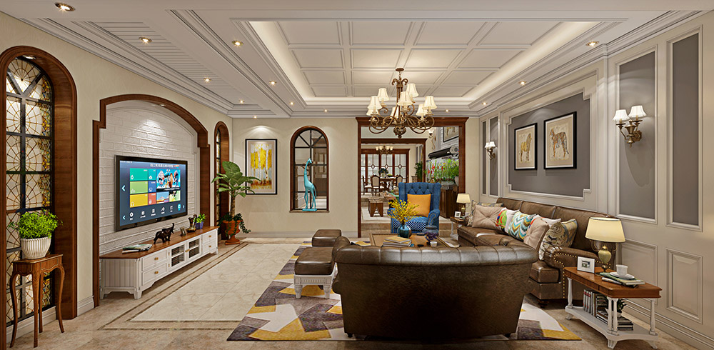 包頭小白河別墅320平米簡(jiǎn)美風(fēng)格裝修案例-客廳 包頭小白河別墅320平米簡(jiǎn)美風(fēng)格裝修案例-客廳