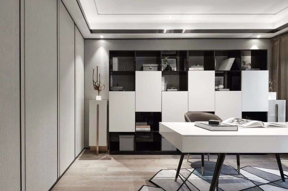 現(xiàn)代簡約風格室內(nèi)設計家裝案例-書房 現(xiàn)代簡約風格室內(nèi)設計家裝案例-書房