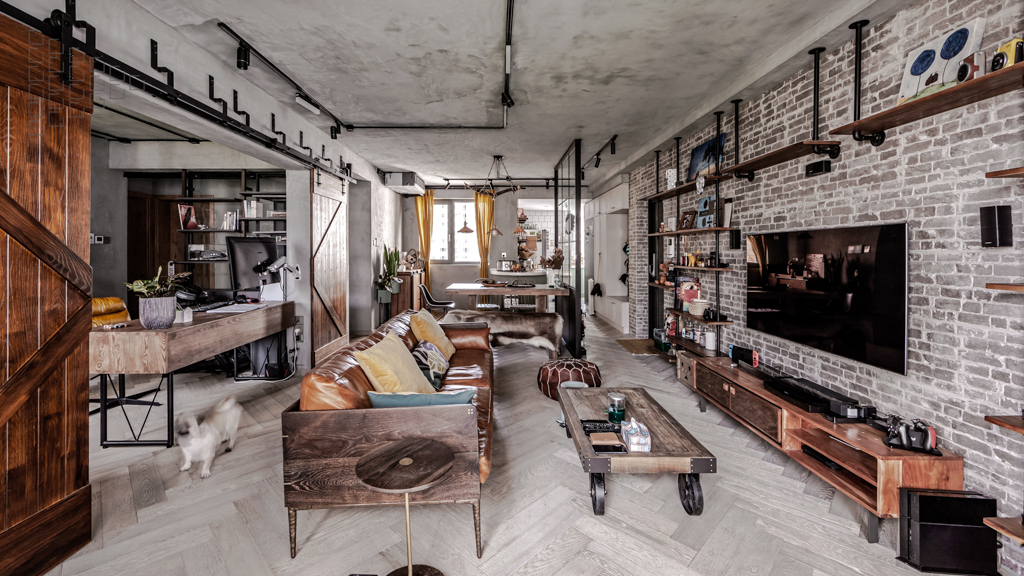 現(xiàn)代工業(yè)風(fēng)風(fēng)格室內(nèi)設(shè)計(jì)家裝案例-客廳 現(xiàn)代工業(yè)風(fēng)風(fēng)格室內(nèi)設(shè)計(jì)家裝案例-客廳