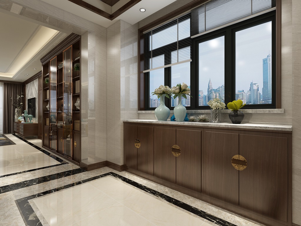 茂名市粵西明珠歐式風(fēng)格三居室裝修案例