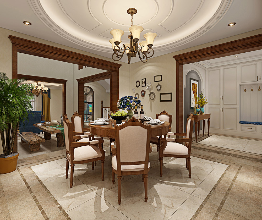 包頭小白河別墅320平米簡(jiǎn)美風(fēng)格裝修案例-餐廳 包頭小白河別墅320平米簡(jiǎn)美風(fēng)格裝修案例-餐廳