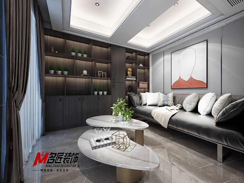 揭陽(yáng)市漣漪園北歐風(fēng)格四居室裝修案例