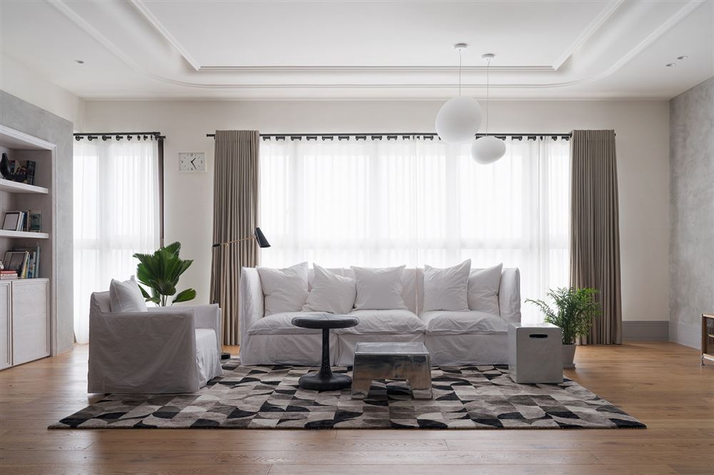 廣州市南華時(shí)代城北歐風(fēng)格三居室裝修案例