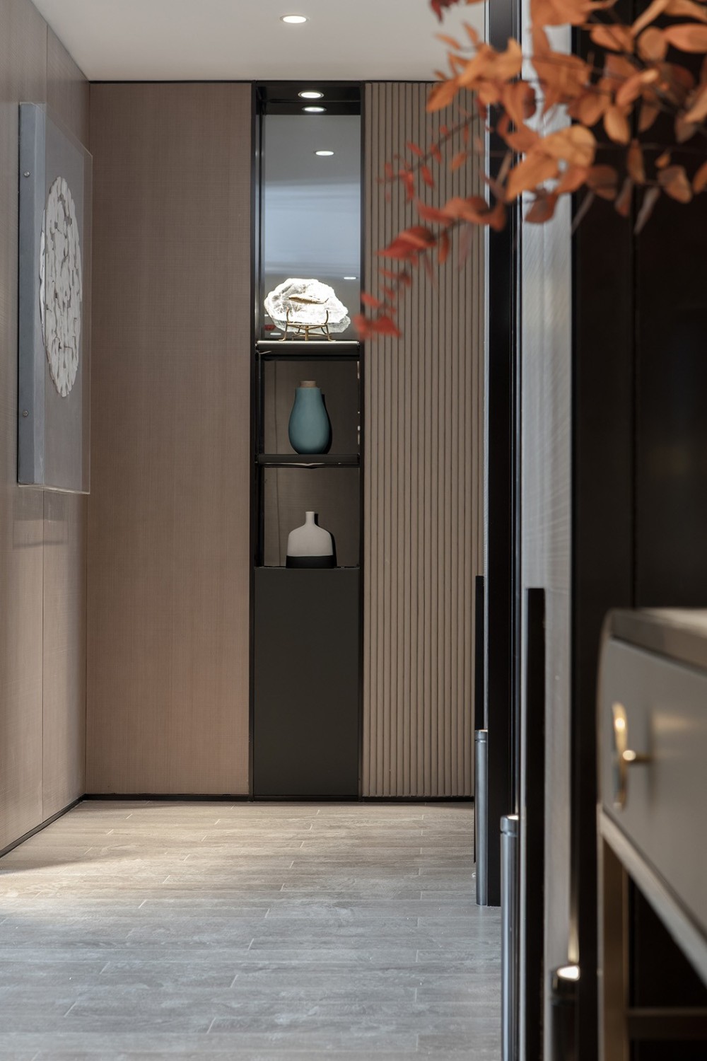 新中式風格室內家裝案例效果圖-走道 新中式風格室內家裝案例效果圖-走道