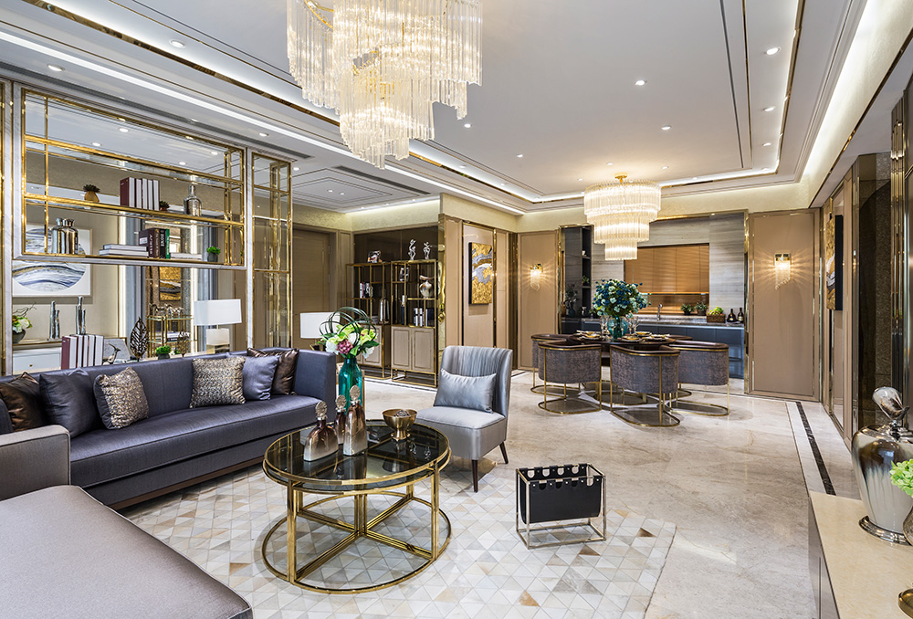 南寧鳳嶺佳園三居135平米歐式風(fēng)格室內(nèi)裝修案例-客廳 南寧鳳嶺佳園三居135平米歐式風(fēng)格室內(nèi)裝修案例-客廳