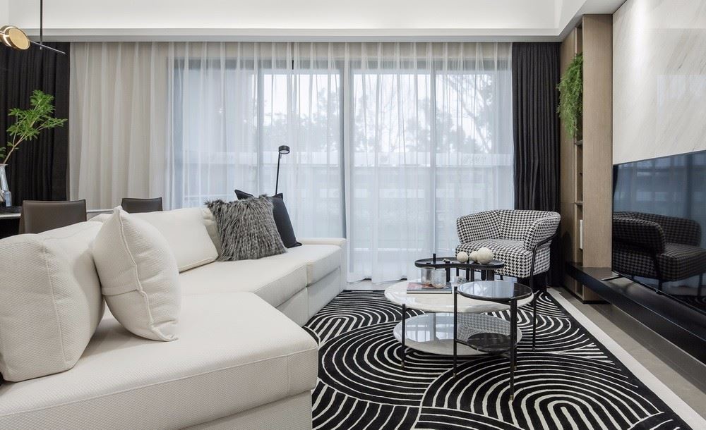 佛山市海倫堡&middot;美的&middot;玖悅府現(xiàn)代簡約風(fēng)格三居室裝修案例