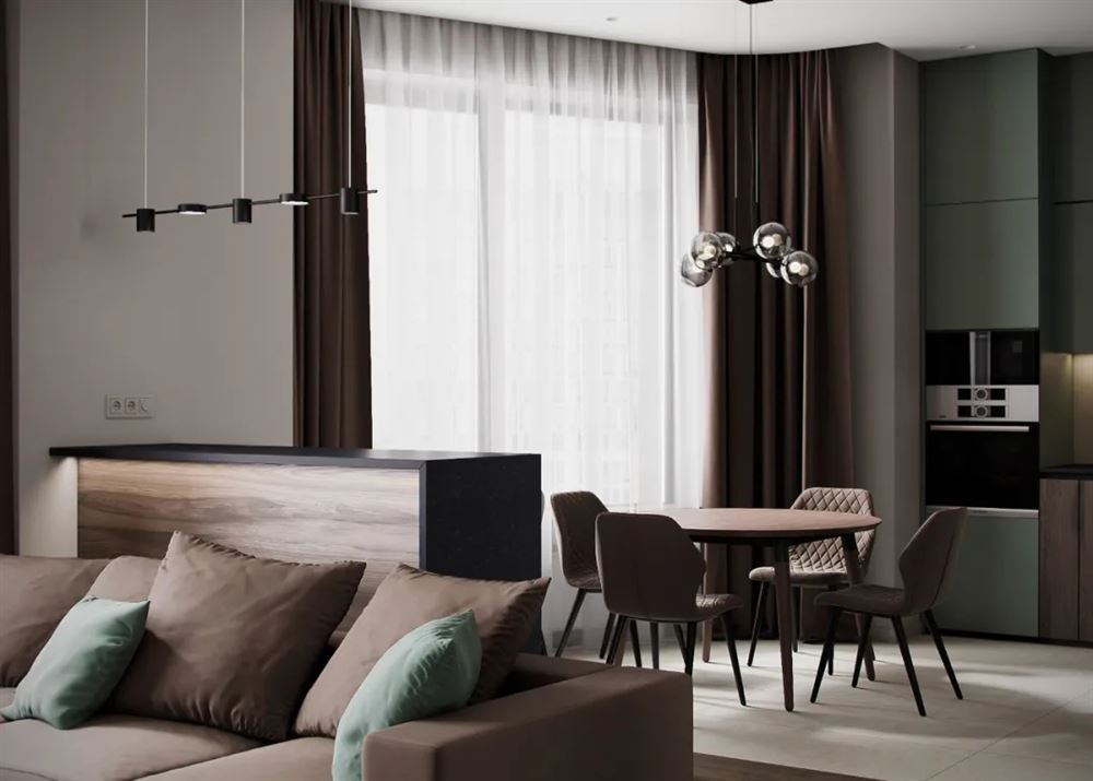 江門市嶺江一品現(xiàn)代簡約風格三居室裝修案例