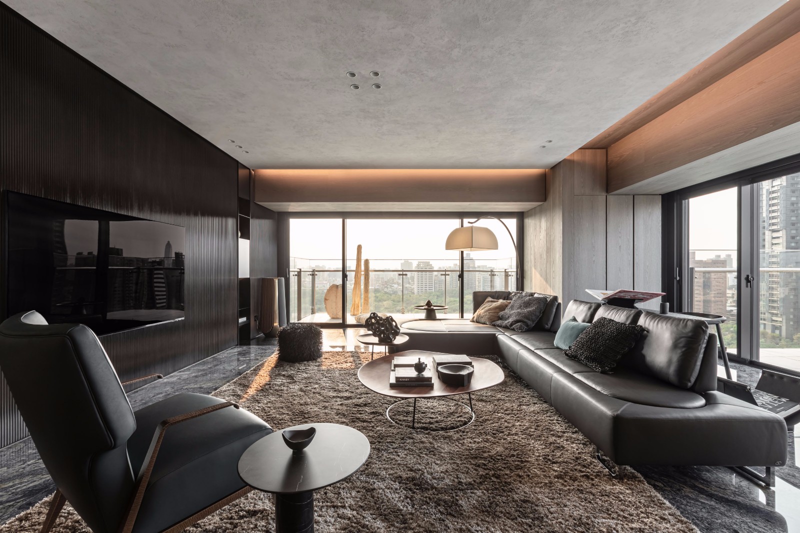 裝修案例現(xiàn)代風(fēng)格別墅裝修效果圖-客廳 裝修案例現(xiàn)代風(fēng)格別墅裝修效果圖-客廳