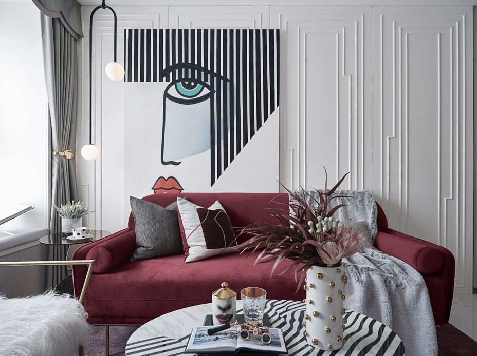 江門市東興大道住宅樓輕奢風(fēng)格三居室裝修案例