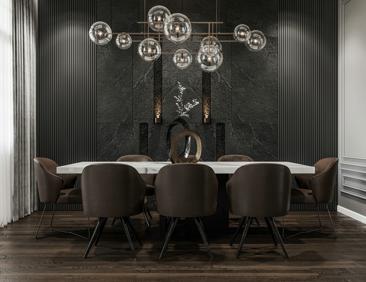 現(xiàn)代極簡風格家裝設(shè)計室內(nèi)裝修效果圖-餐廳 現(xiàn)代極簡風格家裝設(shè)計室內(nèi)裝修效果圖-餐廳