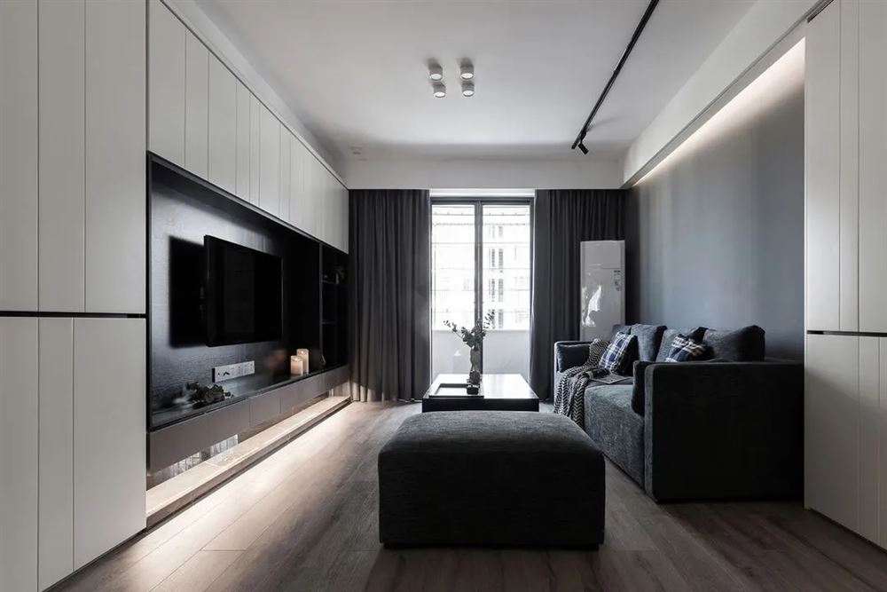 惠州市九洲玉帶灣現(xiàn)代簡(jiǎn)約風(fēng)格三居室裝修案例