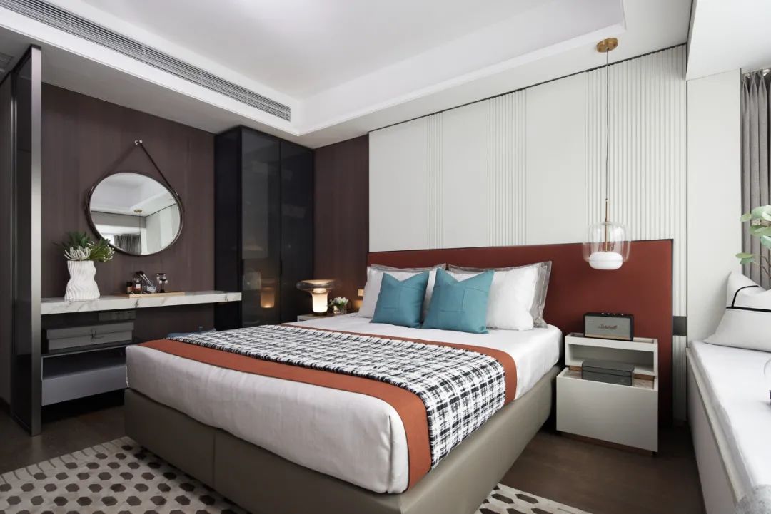 現(xiàn)代輕奢風(fēng)格室內(nèi)設(shè)計(jì)家裝案例-臥室 現(xiàn)代輕奢風(fēng)格室內(nèi)設(shè)計(jì)家裝案例-臥室