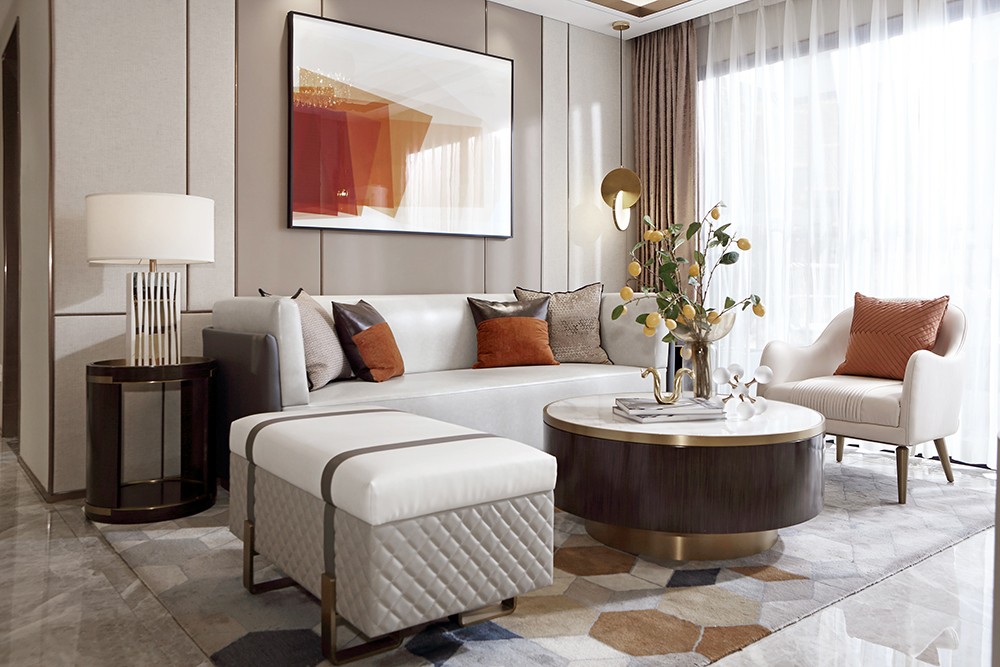 現(xiàn)代輕奢風格家裝設(shè)計室內(nèi)裝修效果圖-客廳茶幾 現(xiàn)代輕奢風格家裝設(shè)計室內(nèi)裝修效果圖-客廳茶幾