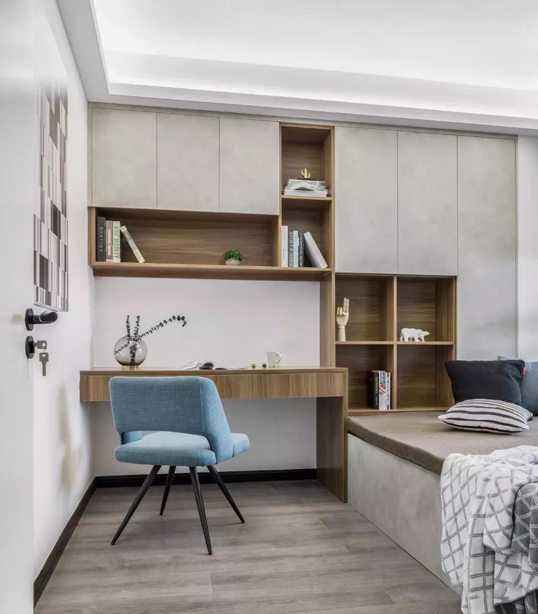 現(xiàn)代簡約風(fēng)格室內(nèi)設(shè)計家裝案例-臥室 現(xiàn)代簡約風(fēng)格室內(nèi)設(shè)計家裝案例-臥室