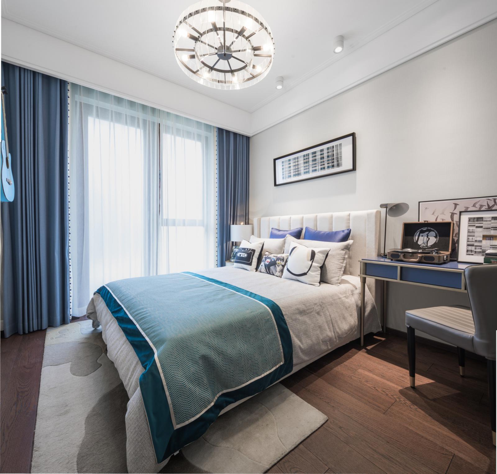 新中式風(fēng)格室內(nèi)設(shè)計家裝案例-次臥 新中式風(fēng)格室內(nèi)設(shè)計家裝案例-次臥