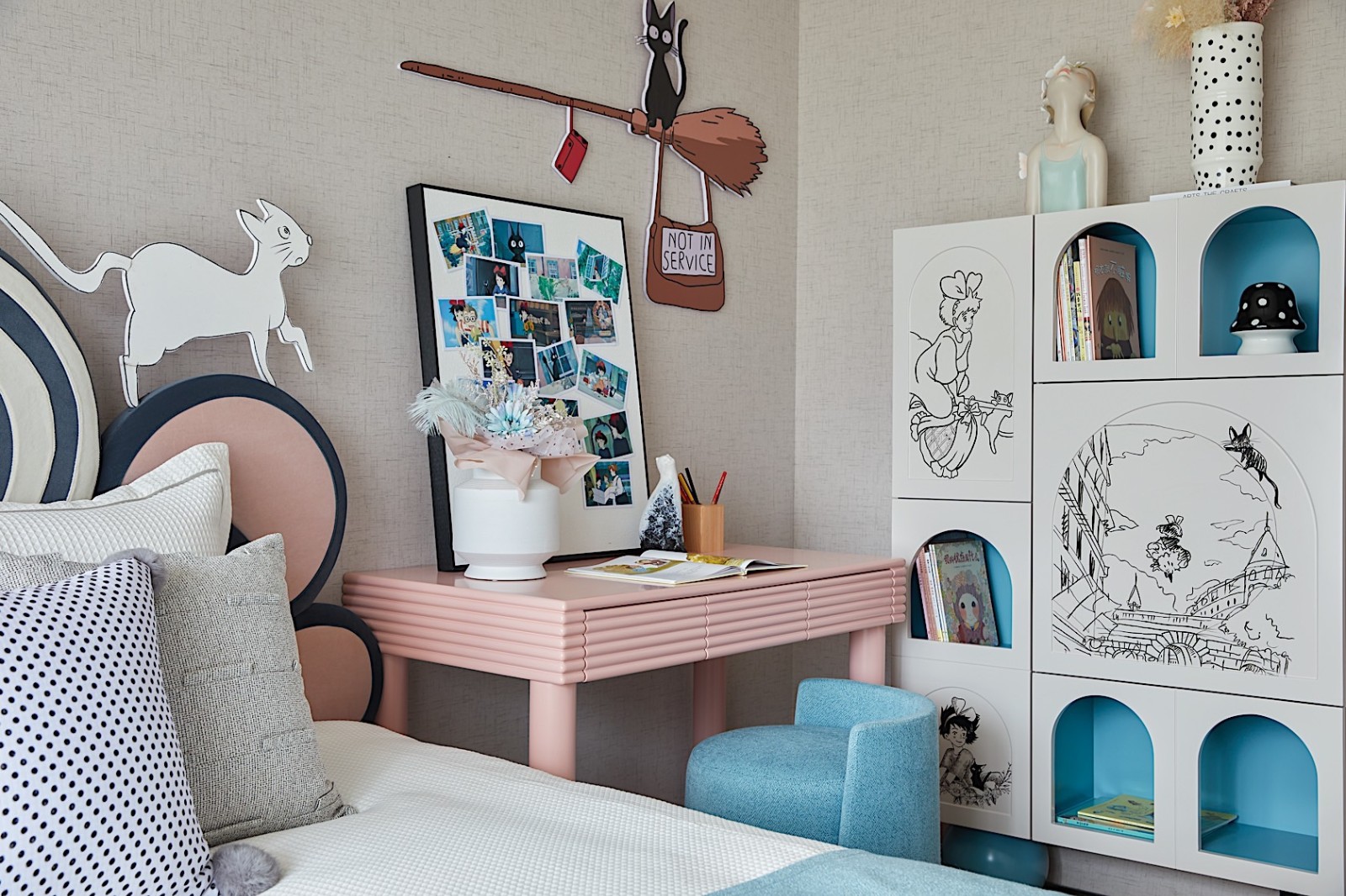 輕奢高雅風(fēng)格室內(nèi)設(shè)計(jì)家裝案例-書(shū)桌