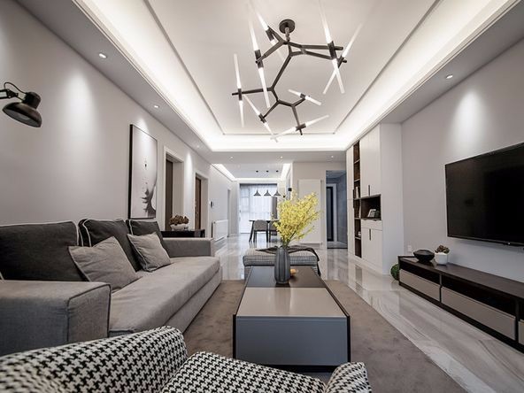 廣州市東方新世界現(xiàn)代簡約風(fēng)格三居室裝修案例