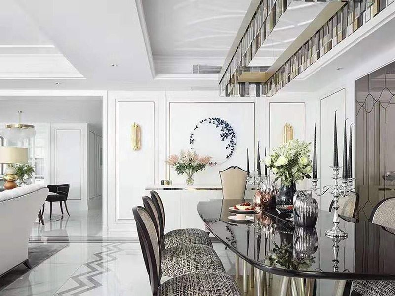 湖州市光明夢(mèng)想城歐式風(fēng)格平層裝修案例