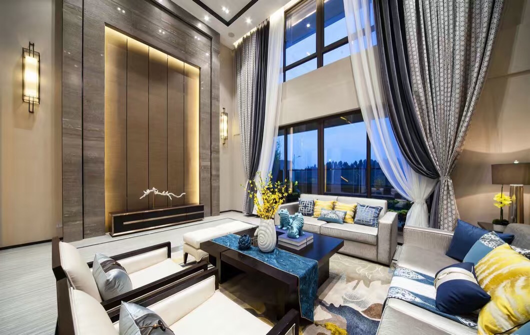 順德碧桂園復(fù)式260平米新中式風(fēng)格裝修案例-客廳 順德碧桂園復(fù)式260平米新中式風(fēng)格裝修案例-客廳