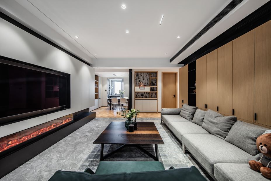 江門市名門壹號(hào)現(xiàn)代簡約風(fēng)格四居室裝修案例