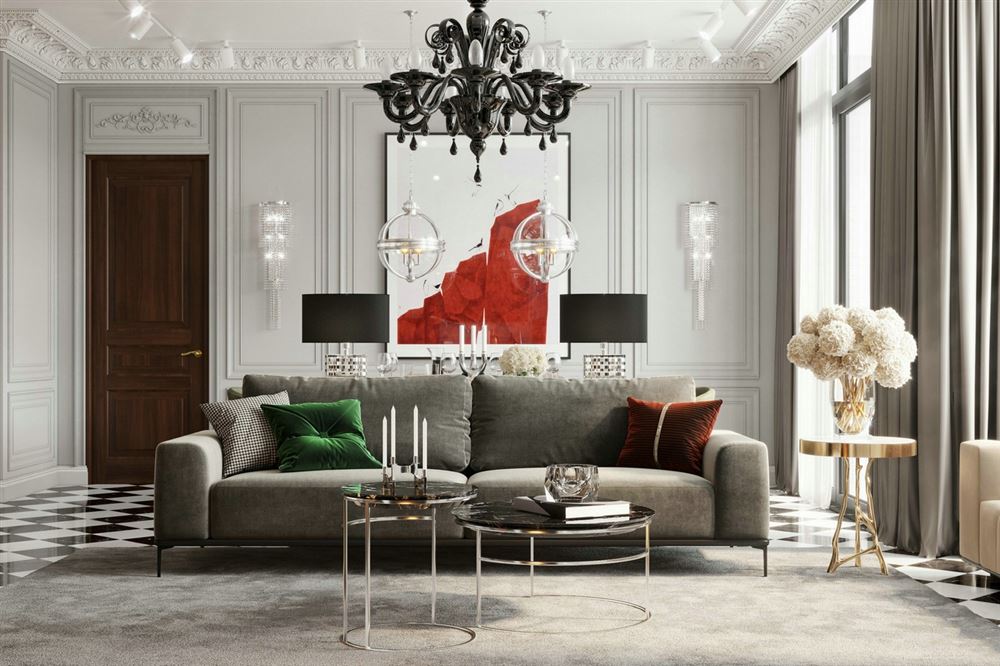 佛山市建發(fā)&middot;融創(chuàng)&middot;雅居樂丨和璽歐式風(fēng)格三居室裝修案例