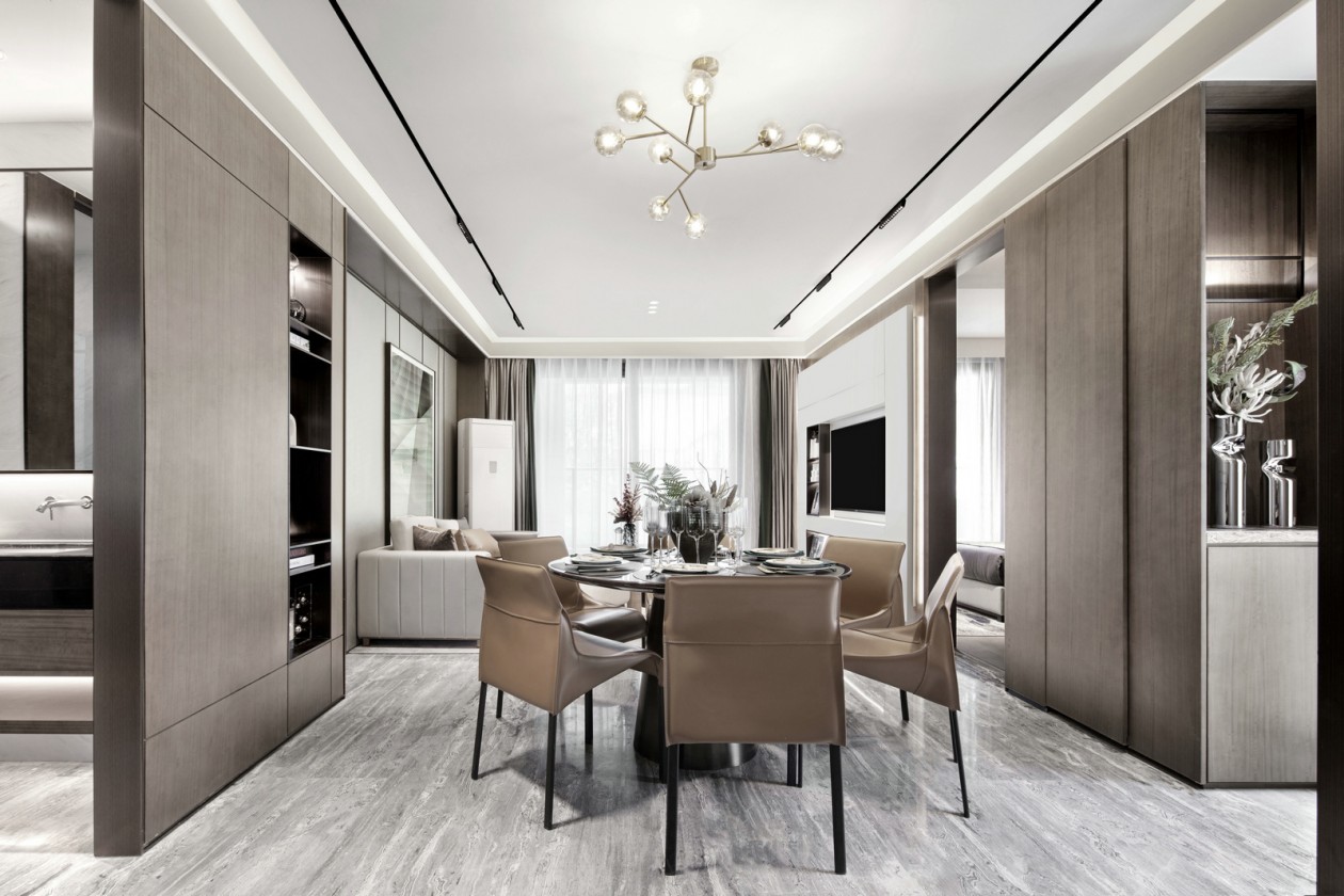 現(xiàn)代簡約風(fēng)格室內(nèi)設(shè)計家裝案例-餐廳 現(xiàn)代簡約風(fēng)格室內(nèi)設(shè)計家裝案例-餐廳