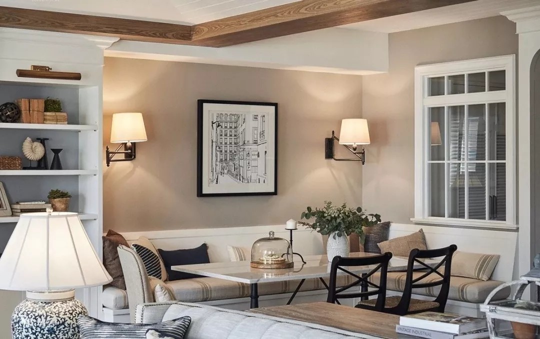 裝修案例美式簡約風(fēng)格室內(nèi)裝修效果圖-餐廳 裝修案例美式簡約風(fēng)格室內(nèi)裝修效果圖-餐廳