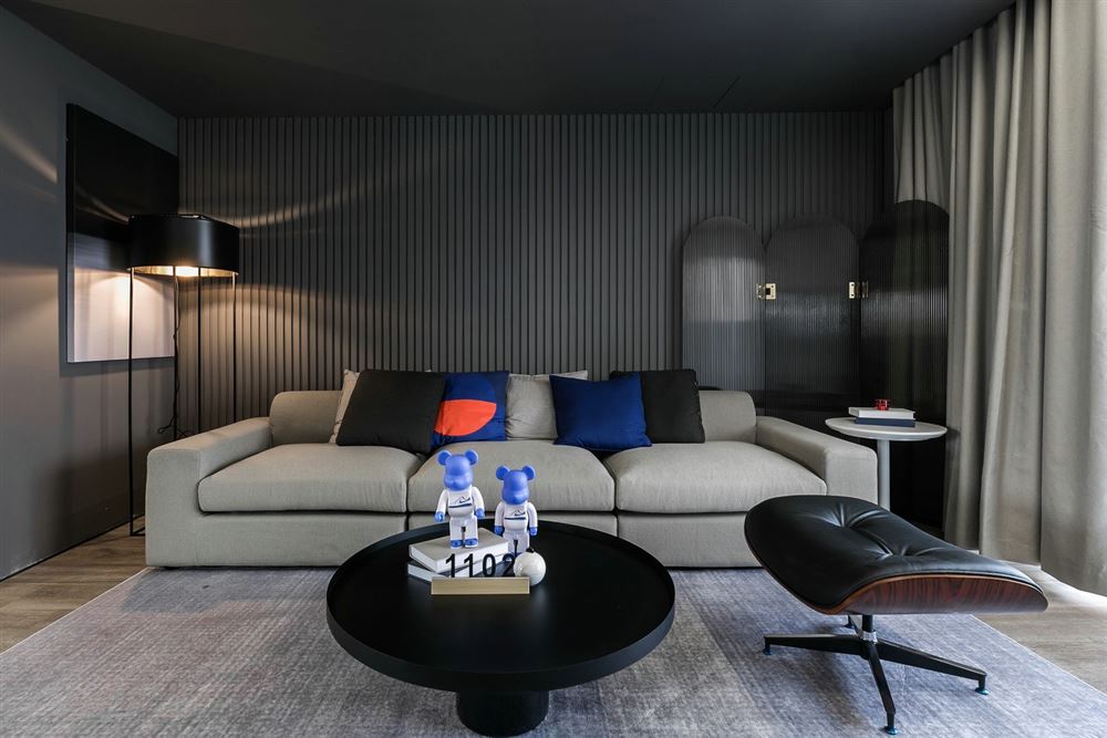 江門市德信園現(xiàn)代簡(jiǎn)約風(fēng)格三居室裝修案例