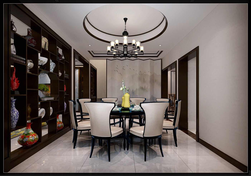 合肥市龍湖怡康&middot;湖城大境新中式風格別墅裝修案例