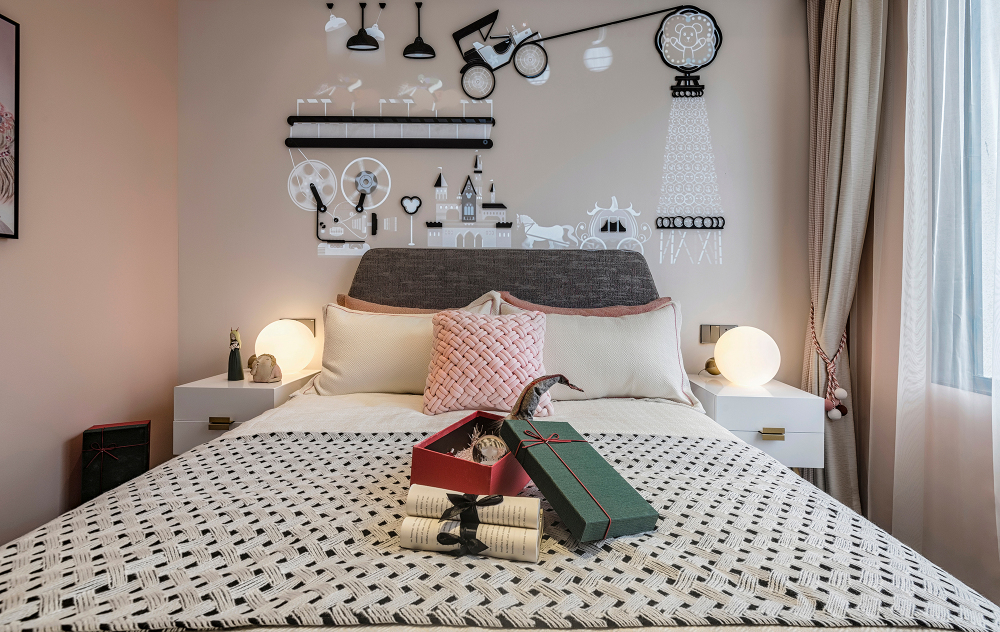 輕奢風(fēng)格別墅設(shè)計(jì)家裝案例-兒童房 輕奢風(fēng)格別墅設(shè)計(jì)家裝案例-兒童房