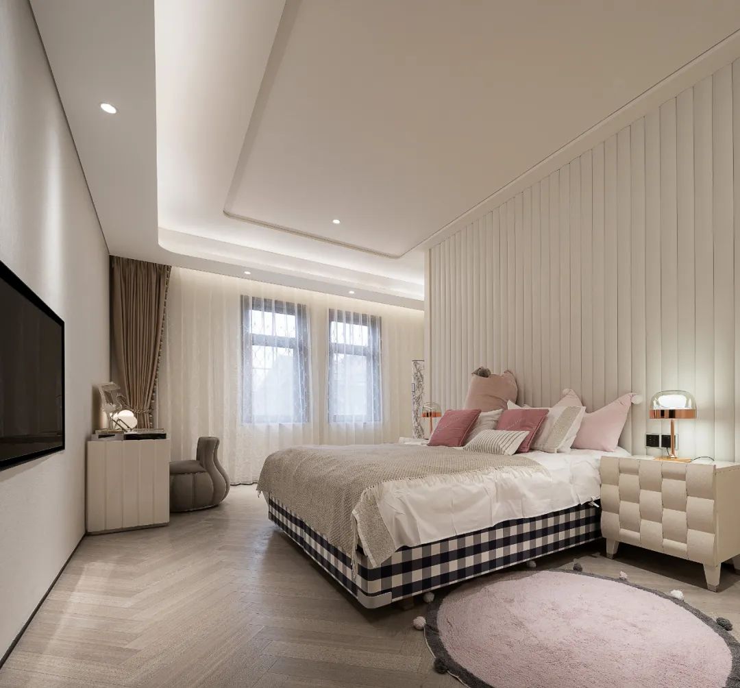 簡歐風格家裝設(shè)計別墅裝修效果圖-臥室 簡歐風格家裝設(shè)計別墅裝修效果圖-臥室