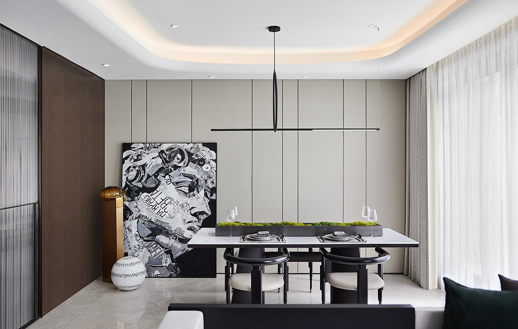 現(xiàn)代簡約風(fēng)格別墅室內(nèi)設(shè)計家裝案例-餐廳 現(xiàn)代簡約風(fēng)格別墅室內(nèi)設(shè)計家裝案例-餐廳