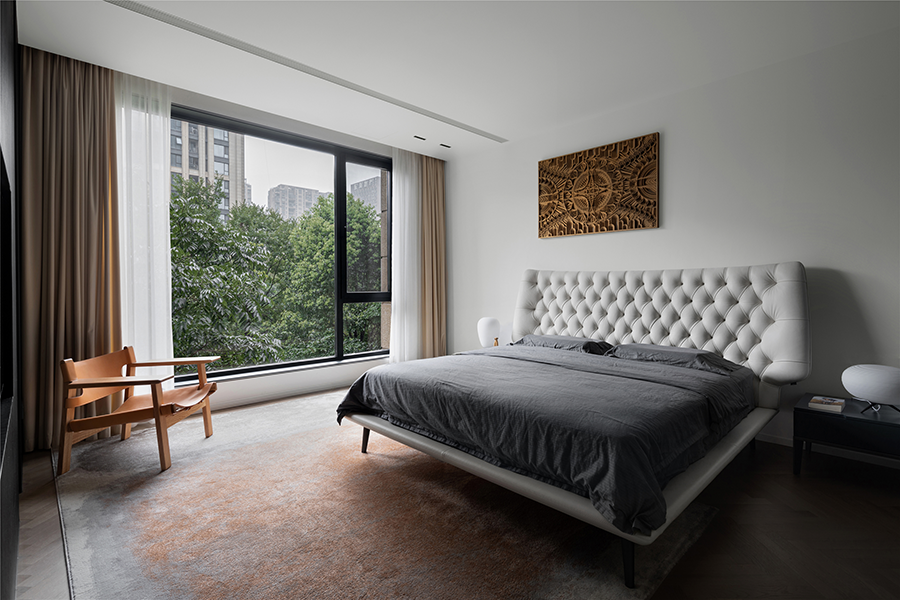 現(xiàn)代極簡風格室內(nèi)家裝案例效果圖-臥室 現(xiàn)代極簡風格室內(nèi)家裝案例效果圖-臥室