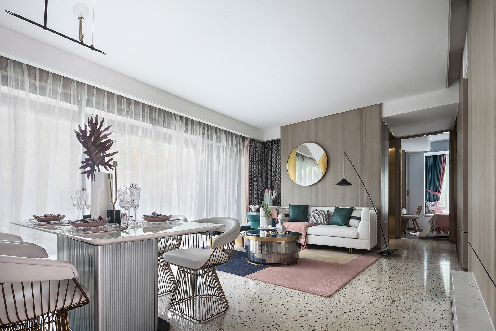 現(xiàn)代北歐風(fēng)格室內(nèi)設(shè)計(jì)家裝案例-客餐廳 現(xiàn)代北歐風(fēng)格室內(nèi)設(shè)計(jì)家裝案例-客餐廳