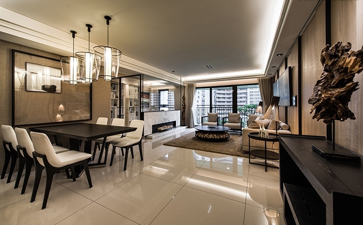 現(xiàn)代前衛(wèi)風格家裝設計室內裝修效果圖-客餐廳 現(xiàn)代前衛(wèi)風格家裝設計室內裝修效果圖-客餐廳