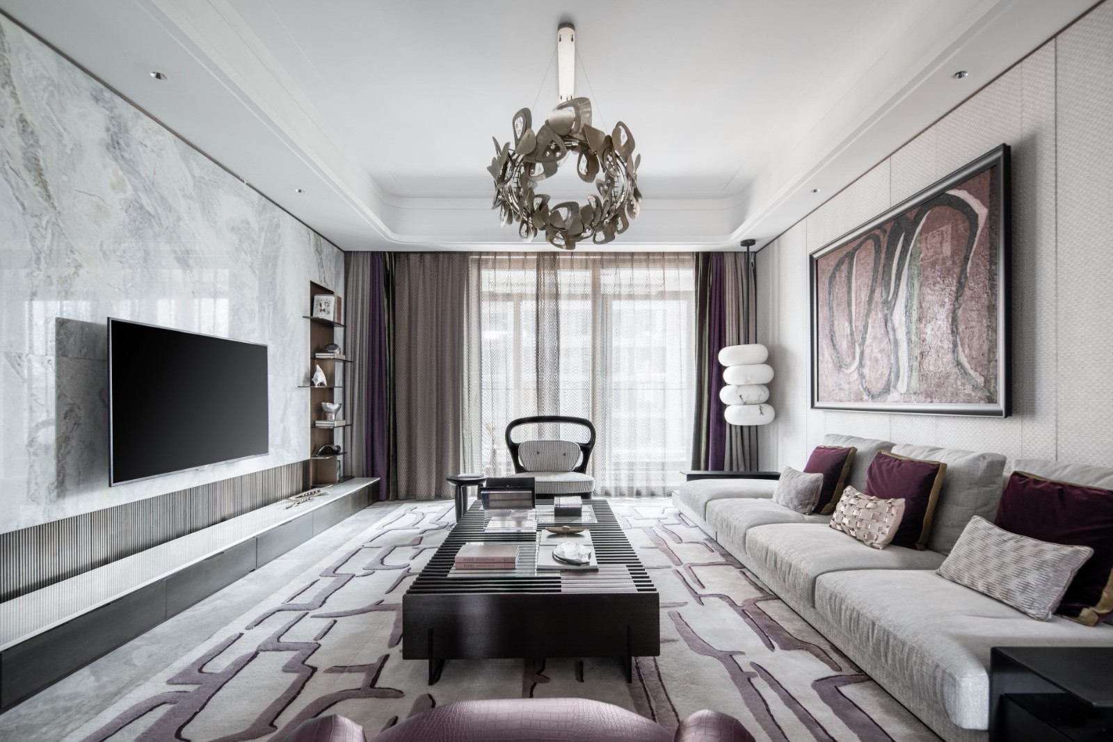 新中式風(fēng)格家裝設(shè)計(jì)室內(nèi)裝修效果圖-客廳 新中式風(fēng)格家裝設(shè)計(jì)室內(nèi)裝修效果圖-客廳