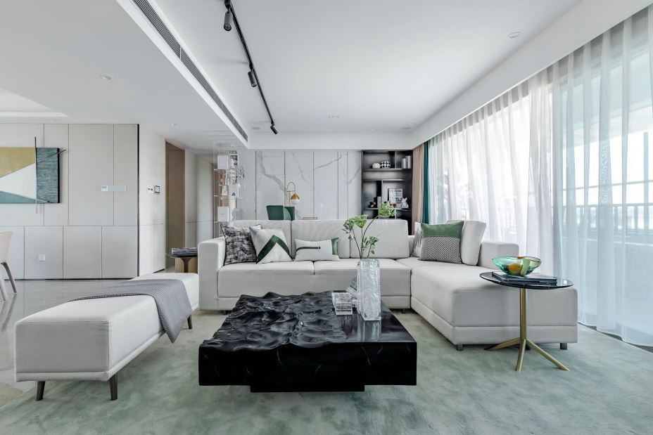 江門市恩平錦江花城輕奢風(fēng)格四居室裝修案例