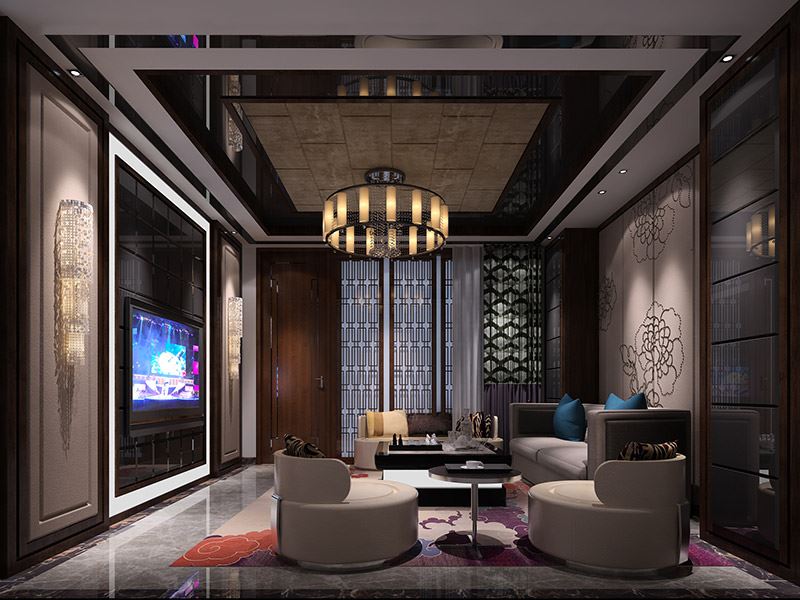 佛山市綠地&middot;拾野川新古典風(fēng)格別墅裝修案例