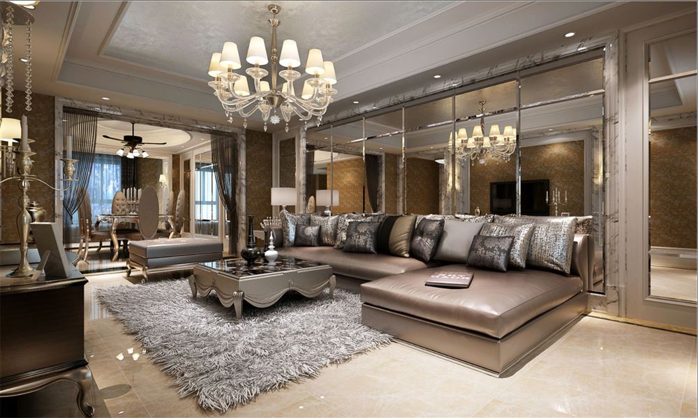 廣州市越秀TOD星匯城歐式風(fēng)格四居室裝修案例