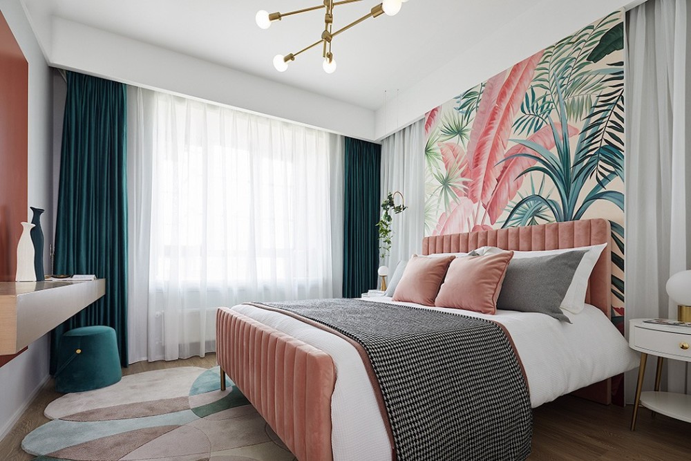 輕奢風格室內(nèi)家裝案例效果圖-臥室 輕奢風格室內(nèi)家裝案例效果圖-臥室