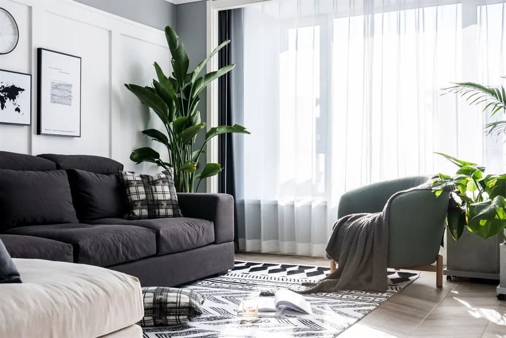 廣州市時(shí)代天韻北歐風(fēng)格三居室裝修案例