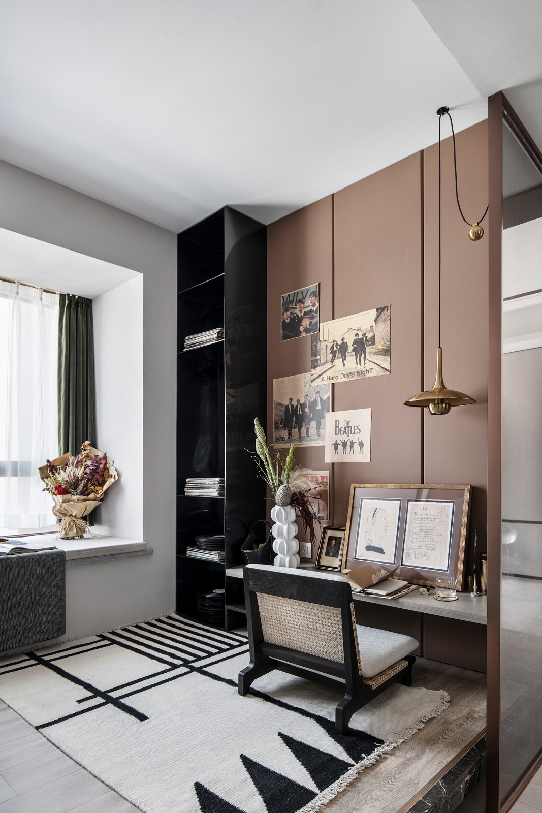 現(xiàn)代輕奢風格室內(nèi)設計家裝案例-書房 現(xiàn)代輕奢風格室內(nèi)設計家裝案例-書房