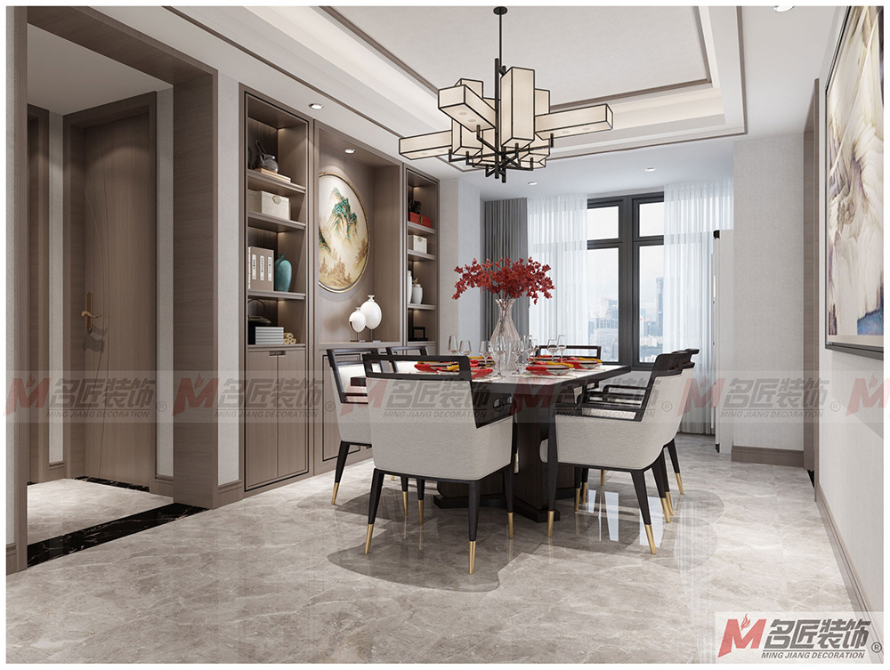 現(xiàn)代前衛(wèi)風格室內裝修效果圖-金色海岸三居132平米-餐廳 現(xiàn)代前衛(wèi)風格室內裝修效果圖-金色海岸三居132平米-餐廳