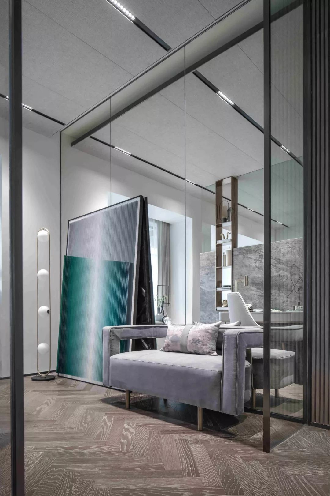 現(xiàn)代輕奢風(fēng)格室內(nèi)設(shè)計家裝案例-臥室 現(xiàn)代輕奢風(fēng)格室內(nèi)設(shè)計家裝案例-臥室