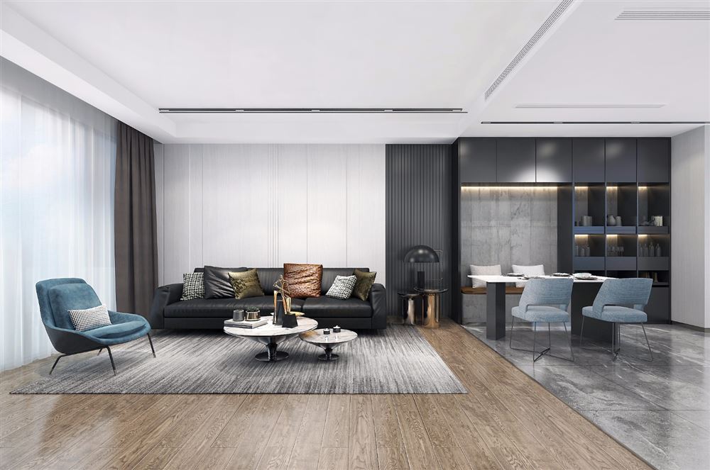 廣州市大城云山現(xiàn)代簡約風(fēng)格三居室裝修案例