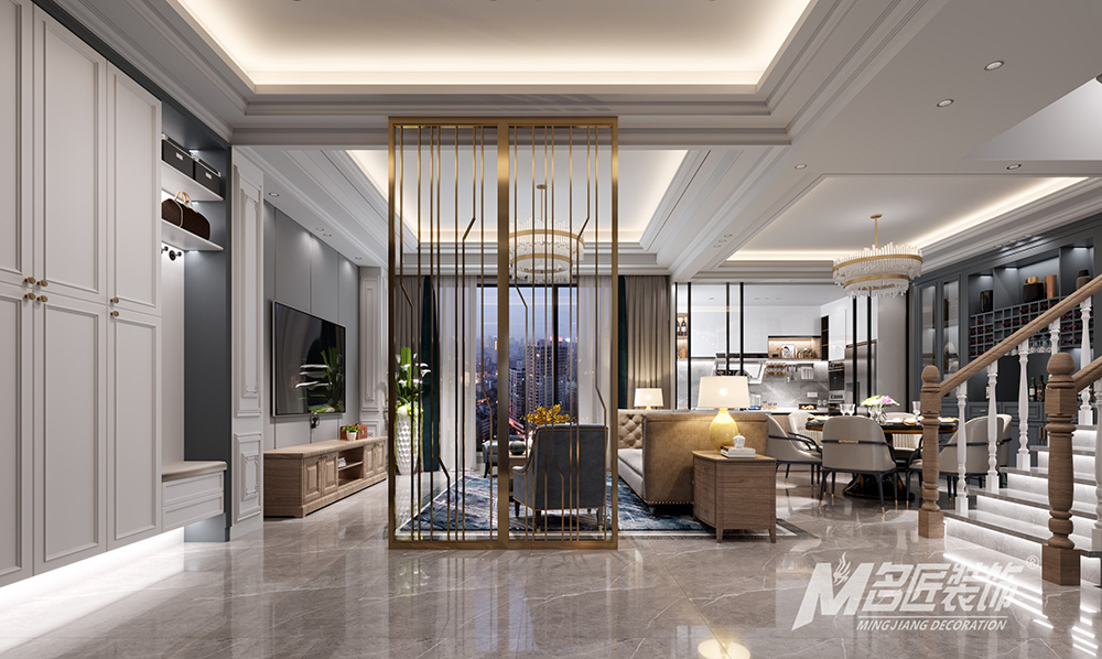 別墅裝修設(shè)計美式輕奢風(fēng)格-玄關(guān) 別墅裝修設(shè)計美式輕奢風(fēng)格-玄關(guān)