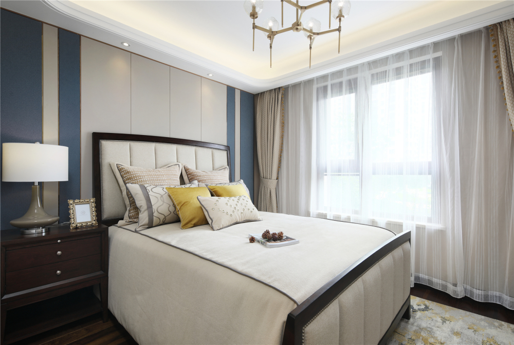 輕奢風(fēng)格室內(nèi)家裝案例效果圖-次臥 輕奢風(fēng)格室內(nèi)家裝案例效果圖-次臥