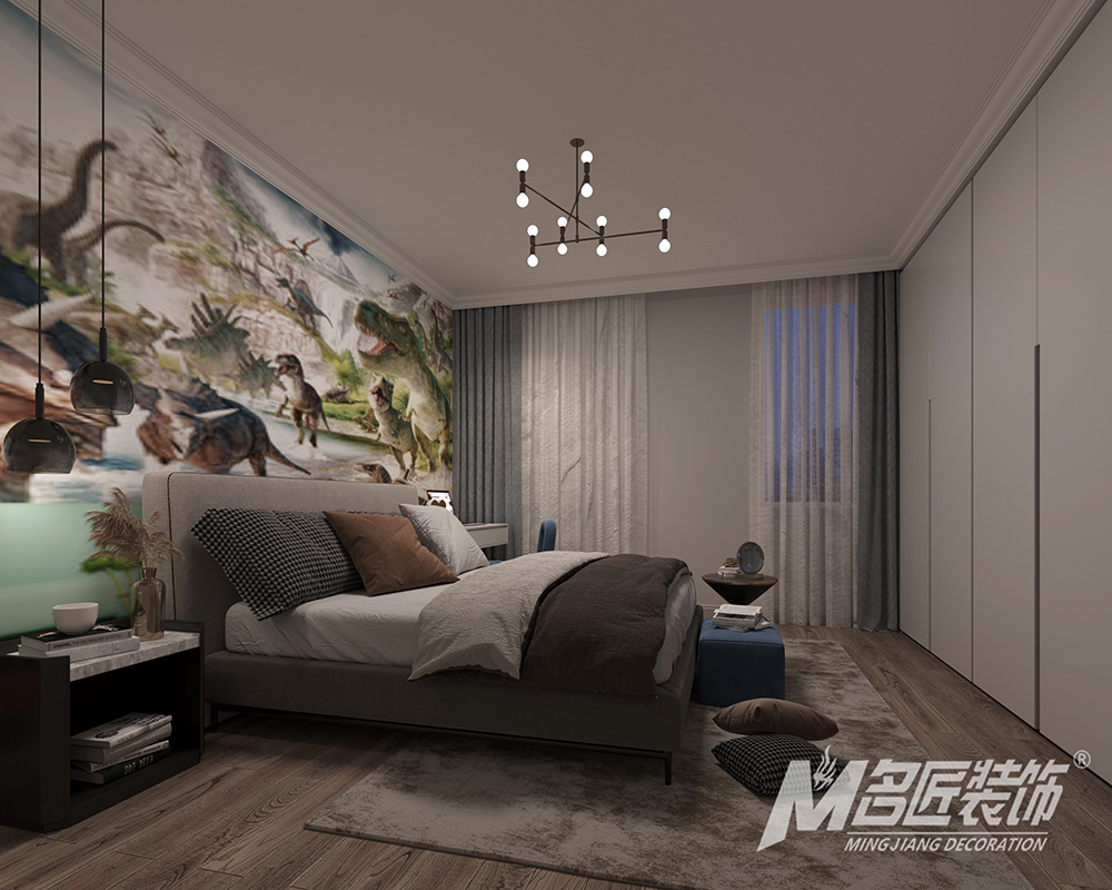 別墅裝修設(shè)計美式輕奢風(fēng)格-兒童房 別墅裝修設(shè)計美式輕奢風(fēng)格-兒童房